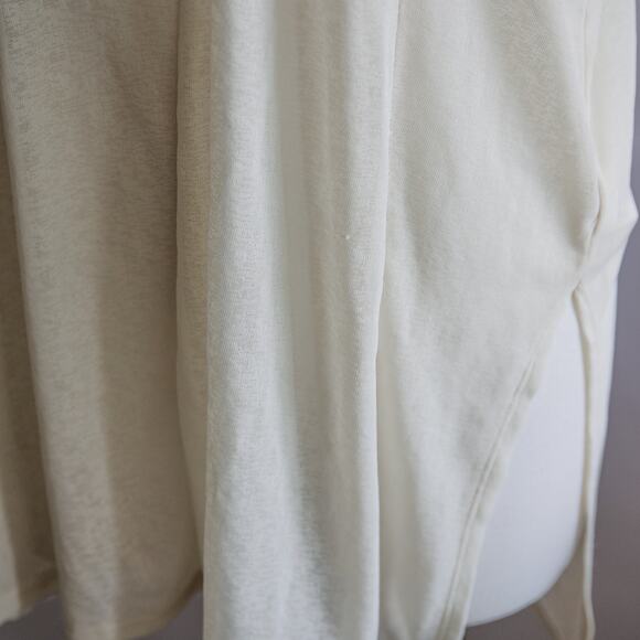 Anthropologie Gauze white ruffle top size L - Picture 6 of 6